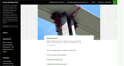 Desktop Screenshot of cours-genie-civil.com